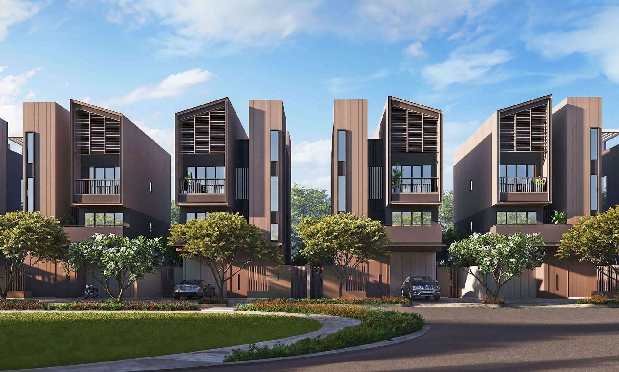 Phối cảnh biệt thự đơn lập tại The Fullton