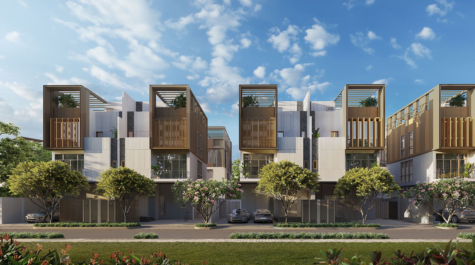 Biệt thự song lập The Fullton - Đẳng cấp sống mới 1 Phối cảnh biệt thự song lập tại The Fullton