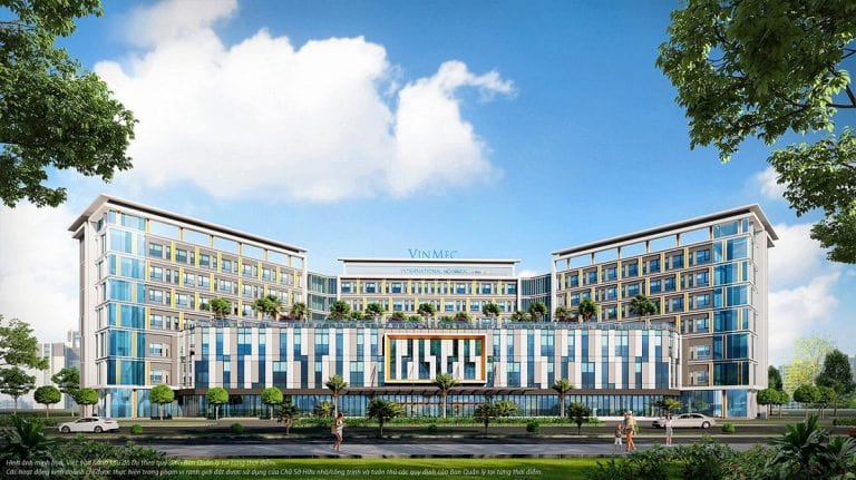 Tiện ích The Fullton 9 Bệnh viện Vinmec tại Vinhomes Ocean Park 3 The Crown