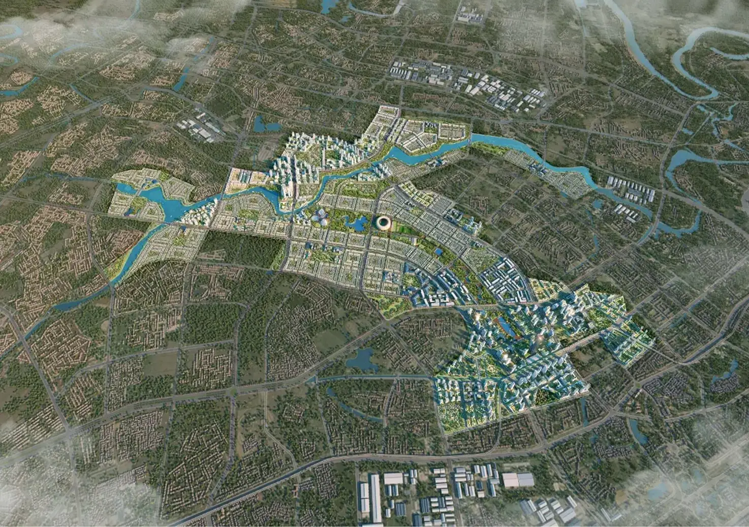 Sun Bắc Ninh có phải là "Cơ hội Vàng" cho Chuyên gia làm việc tại KCN VSIP? 1 Phối cảnh dự án Sun Bắc Ninh