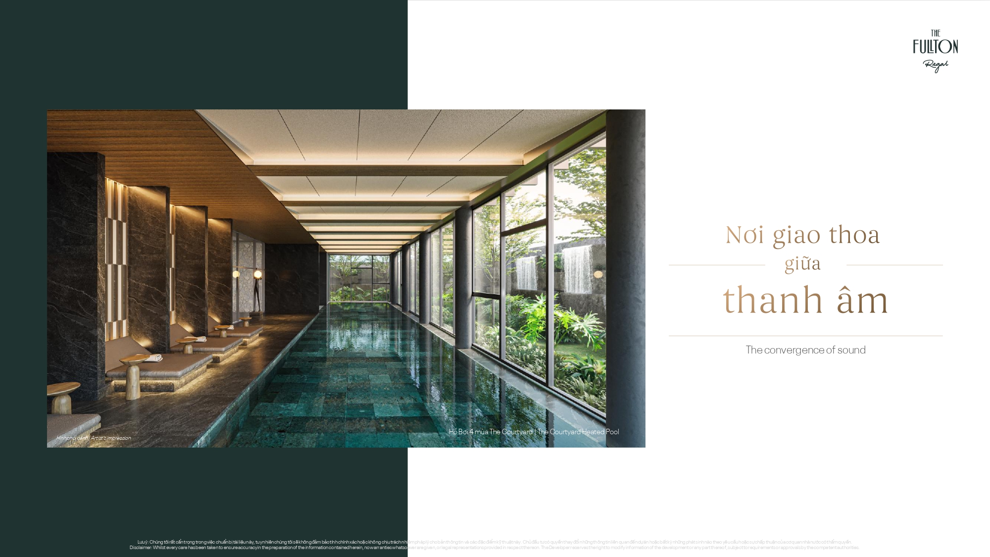 Bể bơi 4 mùa tại The Courtyard